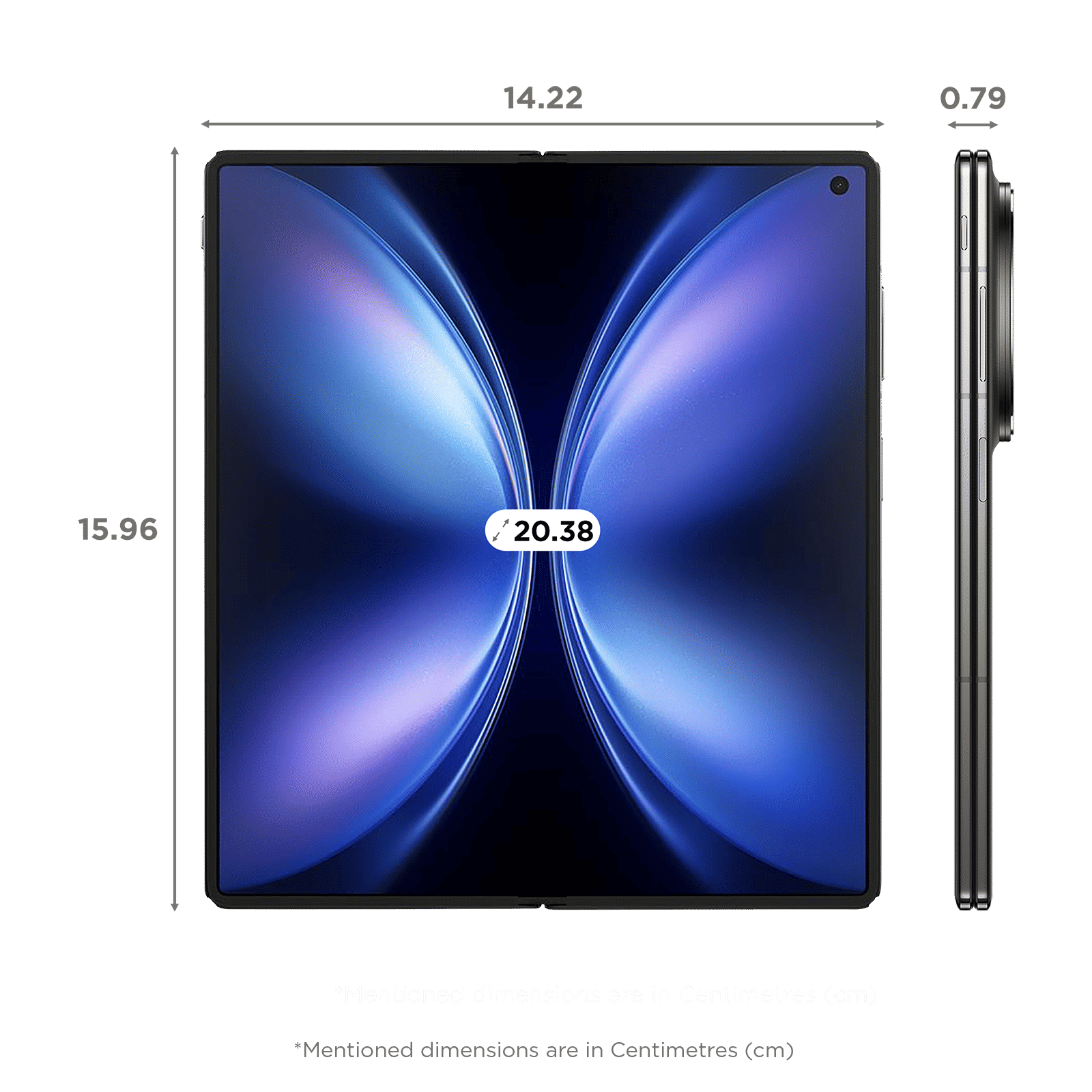 vivo X Fold 5 5G (16GB RAM, 512GB, Titanium Gray)_2