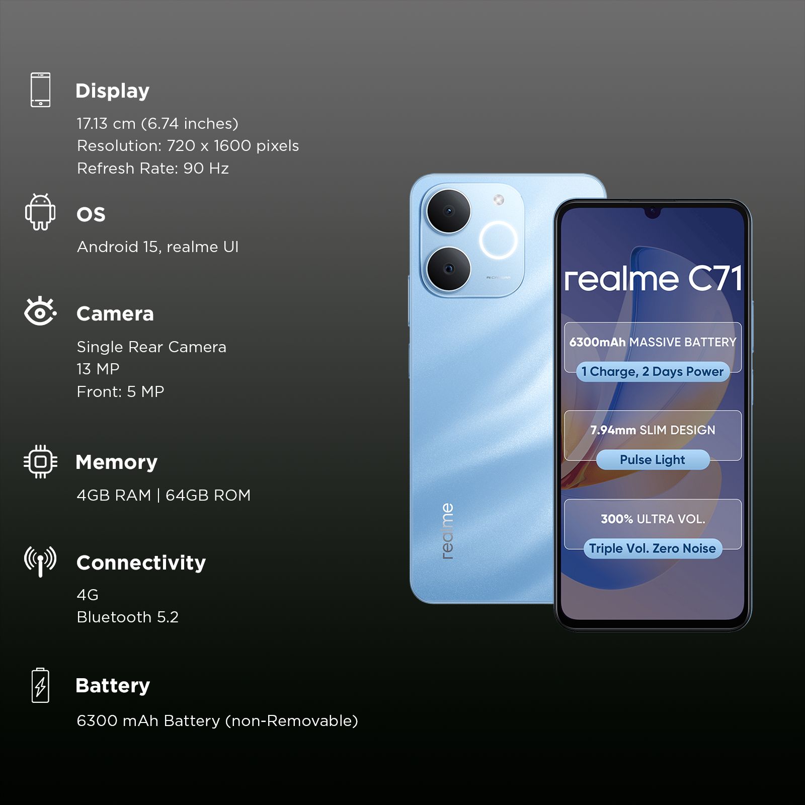 realme C71 (4GB RAM, 64GB, Sea Blue)_3