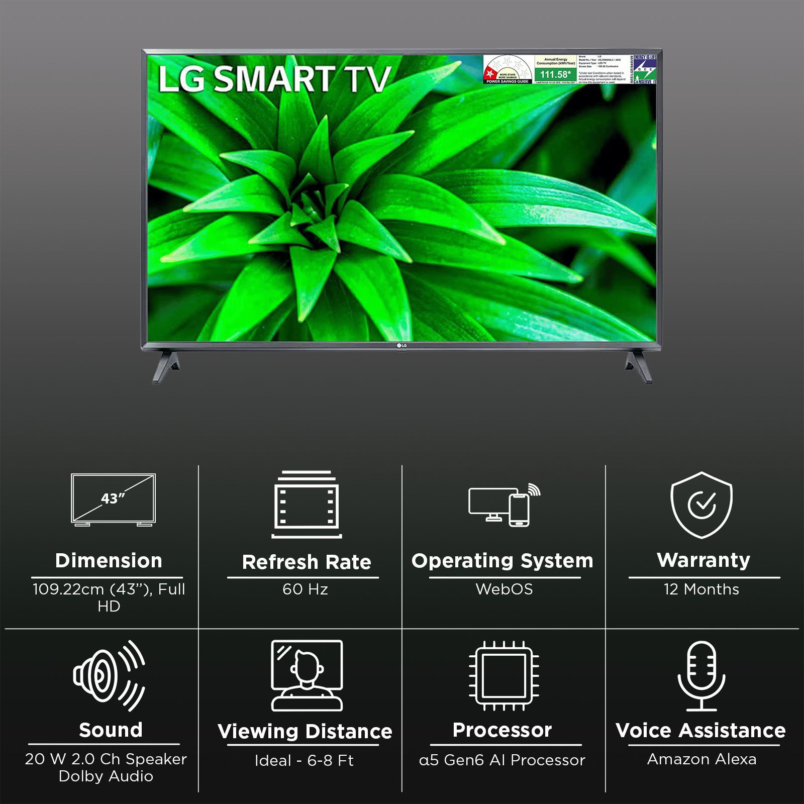 LG LR5600 109 cm (43 inch) Full HD LED Smart WebOS TV with Dolby Audio (2025 Model) LG LR5600 109 cm (43 inch) Full HD LED Smart WebOS TV with Dolby Audio (2025 Model)_3