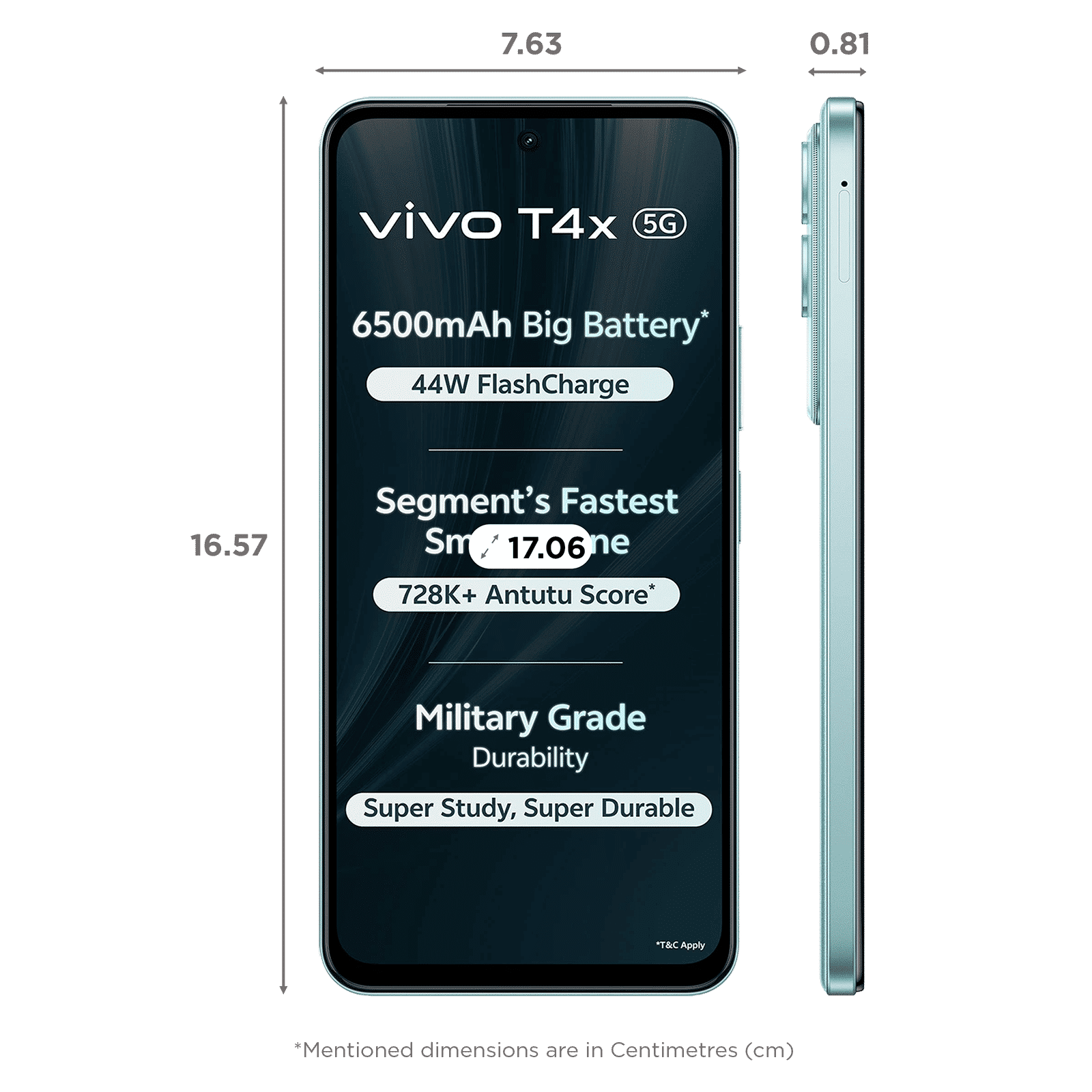 vivo T4x 5G (6GB RAM, 128GB, Glacial Teal)_2