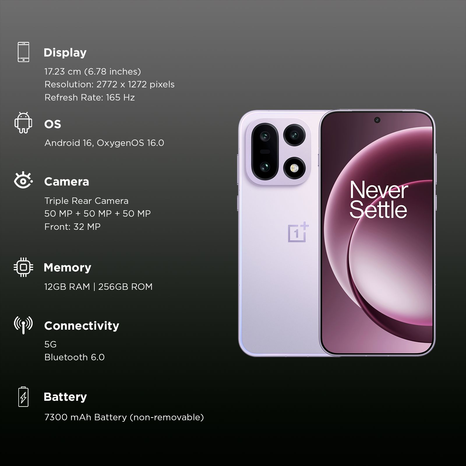 OnePlus 15 5G (12GB RAM, 256GB, Ultra Voilet)_2