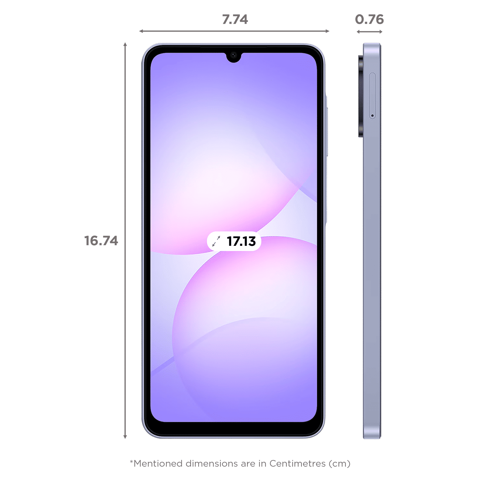 SAMSUNG Galaxy A07 4G (4GB RAM, 64GB, Light Violet)_2