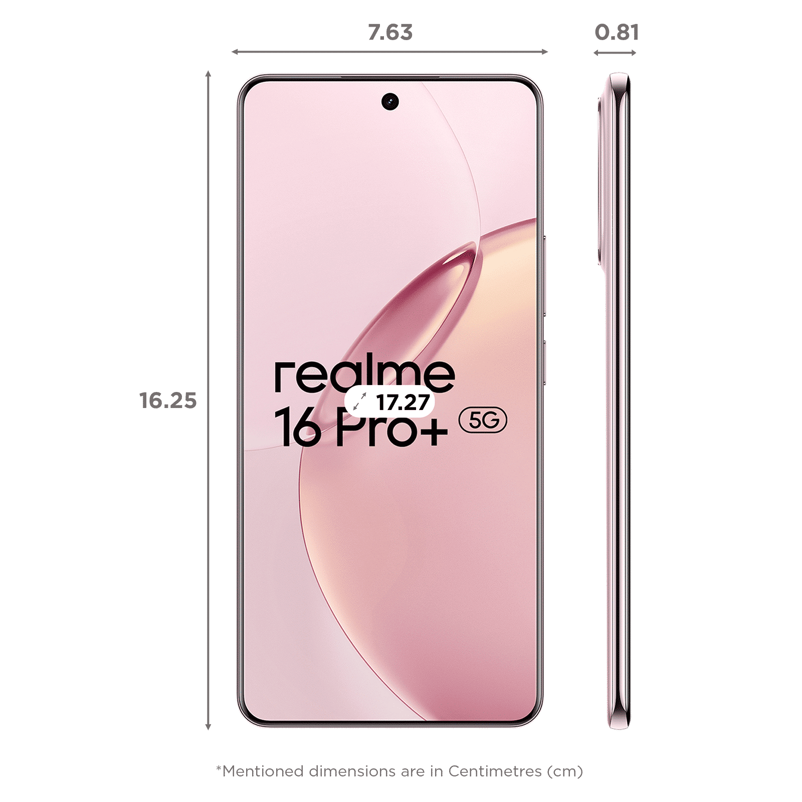 realme 16 Pro Plus 5G (8GB RAM, 128GB, Camellia Pink)_2