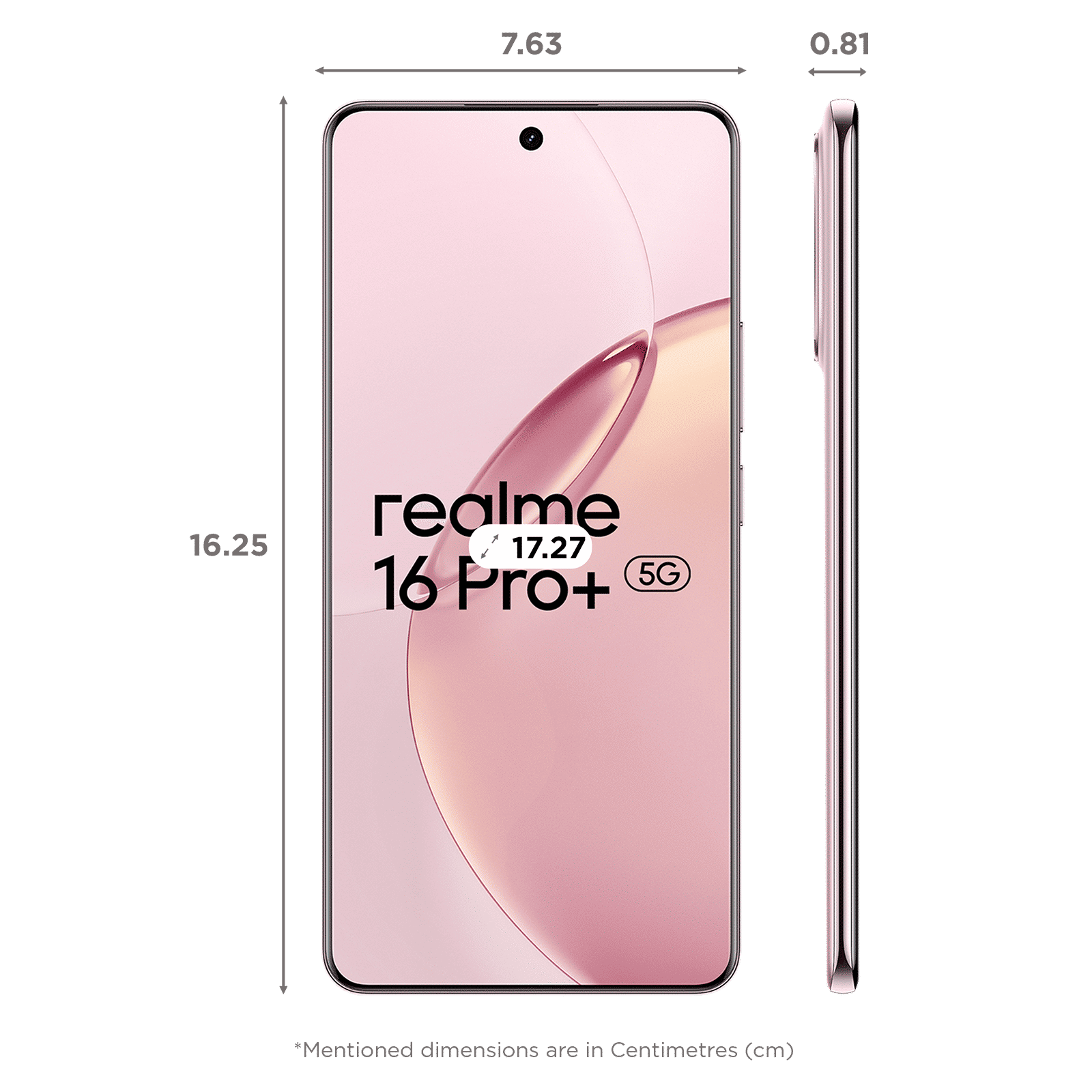 realme 16 Pro Plus 5G (8GB RAM, 256GB, Camellia Pink)_2