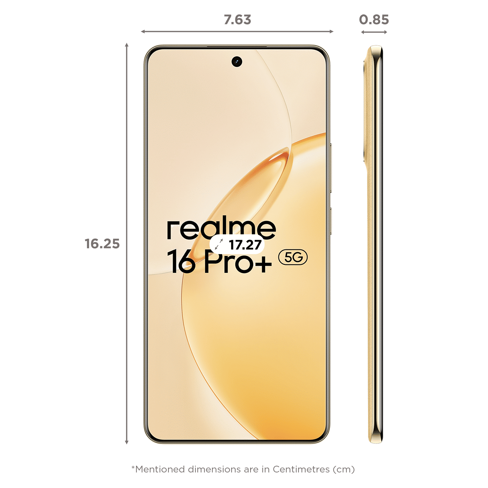 realme 16 Pro Plus 5G (8GB RAM, 256GB, Master Gold)_2