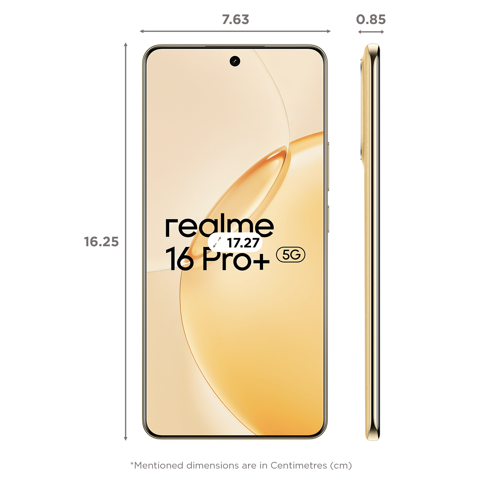 realme 16 Pro Plus 5G (12GB RAM, 256GB, Master Gold)_2