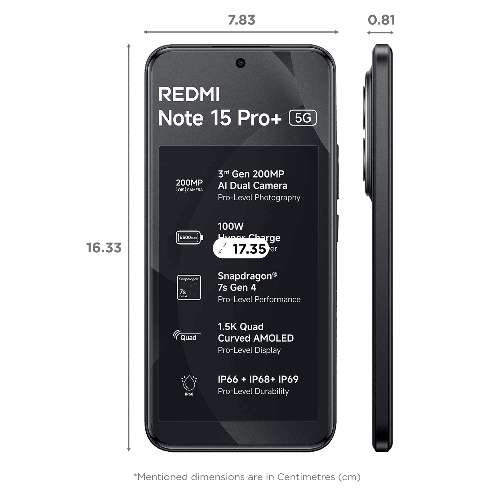 Redmi Note 15 Pro Plus 5G (12GB RAM, 256GB, Carbon Black) Redmi Note 15 Pro Plus 5G (12GB RAM, 256GB, Carbon Black)_2