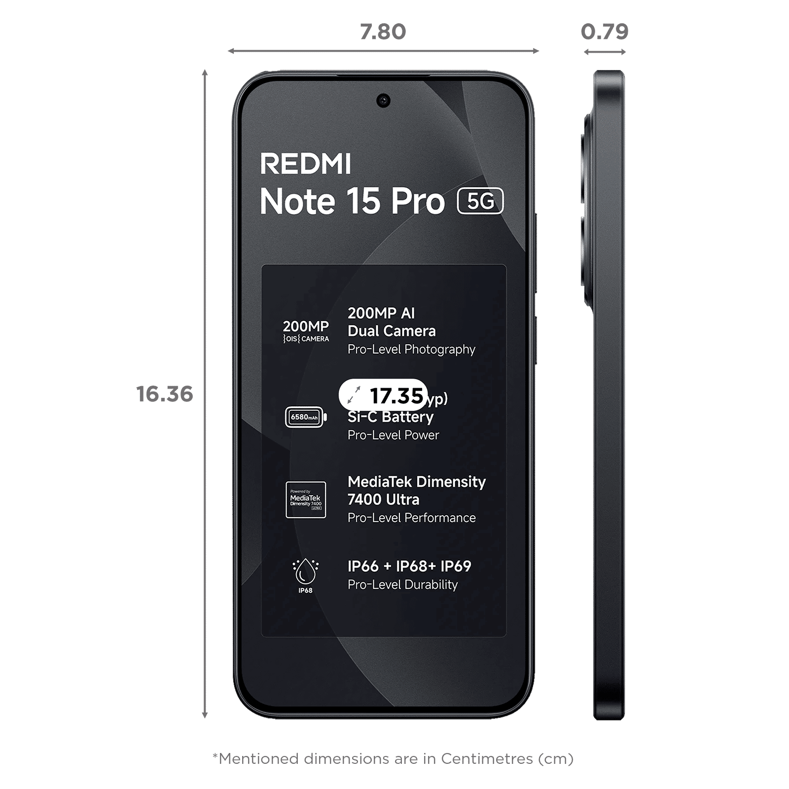 Redmi Note 15 Pro 5G (8GB RAM, 256GB, Carbon Black)_2