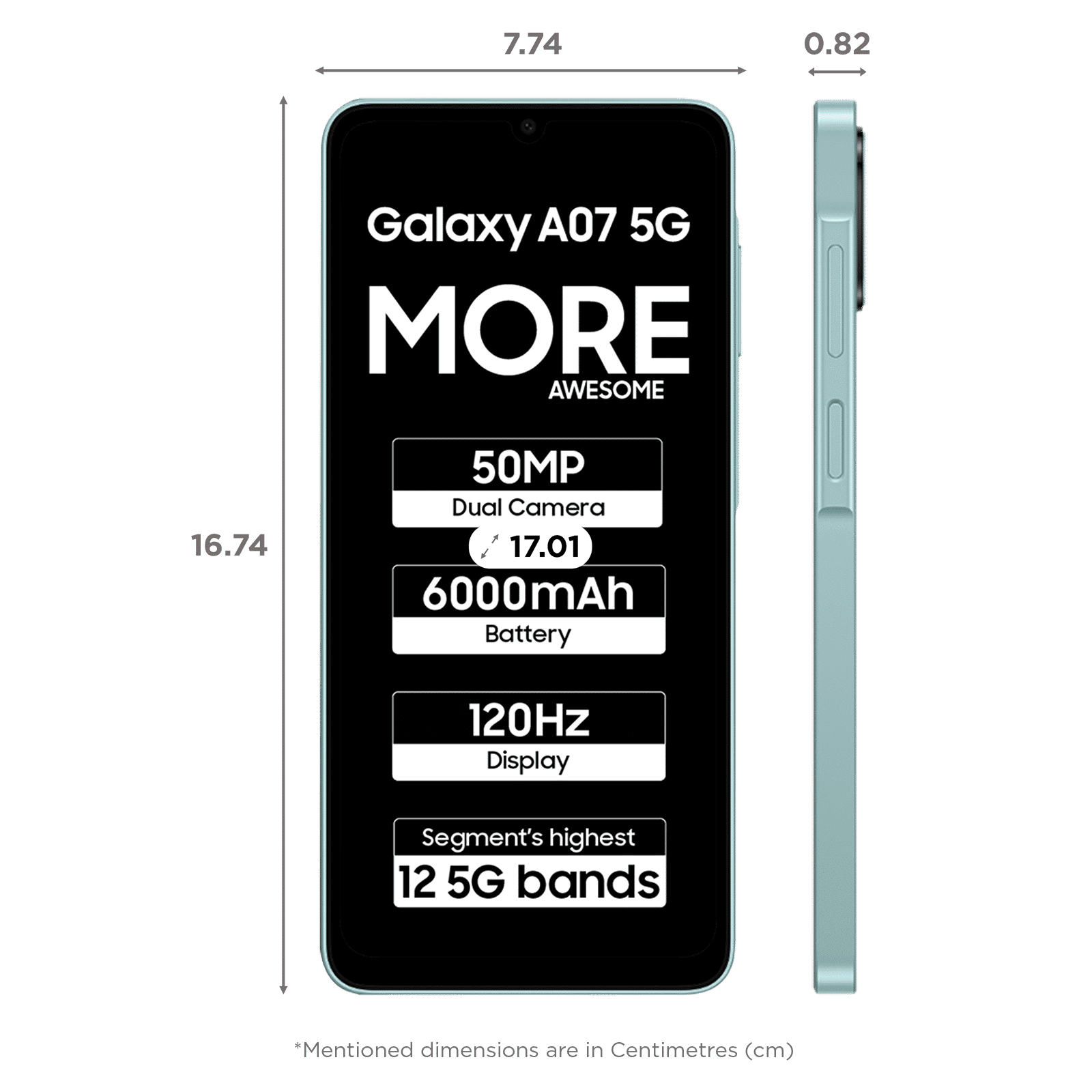 SAMSUNG Galaxy A07 5G (6GB RAM, 128GB, Light Green) SAMSUNG Galaxy A07 5G (6GB RAM, 128GB, Light Green)_2
