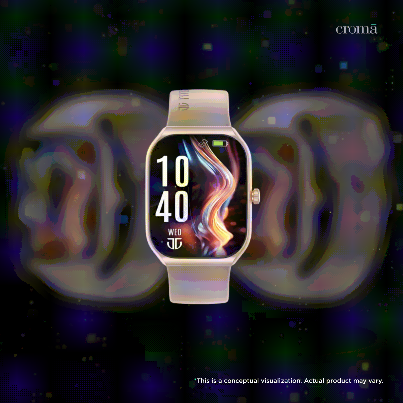 TITAN Smart 3.0 Smartwatch with Bluetooth Calling (49.7mm Super AMOLED Display, IP68 Water Resistant, Beige Strap) TITAN Smart 3.0 Smartwatch with Bluetooth Calling (49.7mm Super AMOLED Display, IP68 Water Resistant, Beige Strap)_2