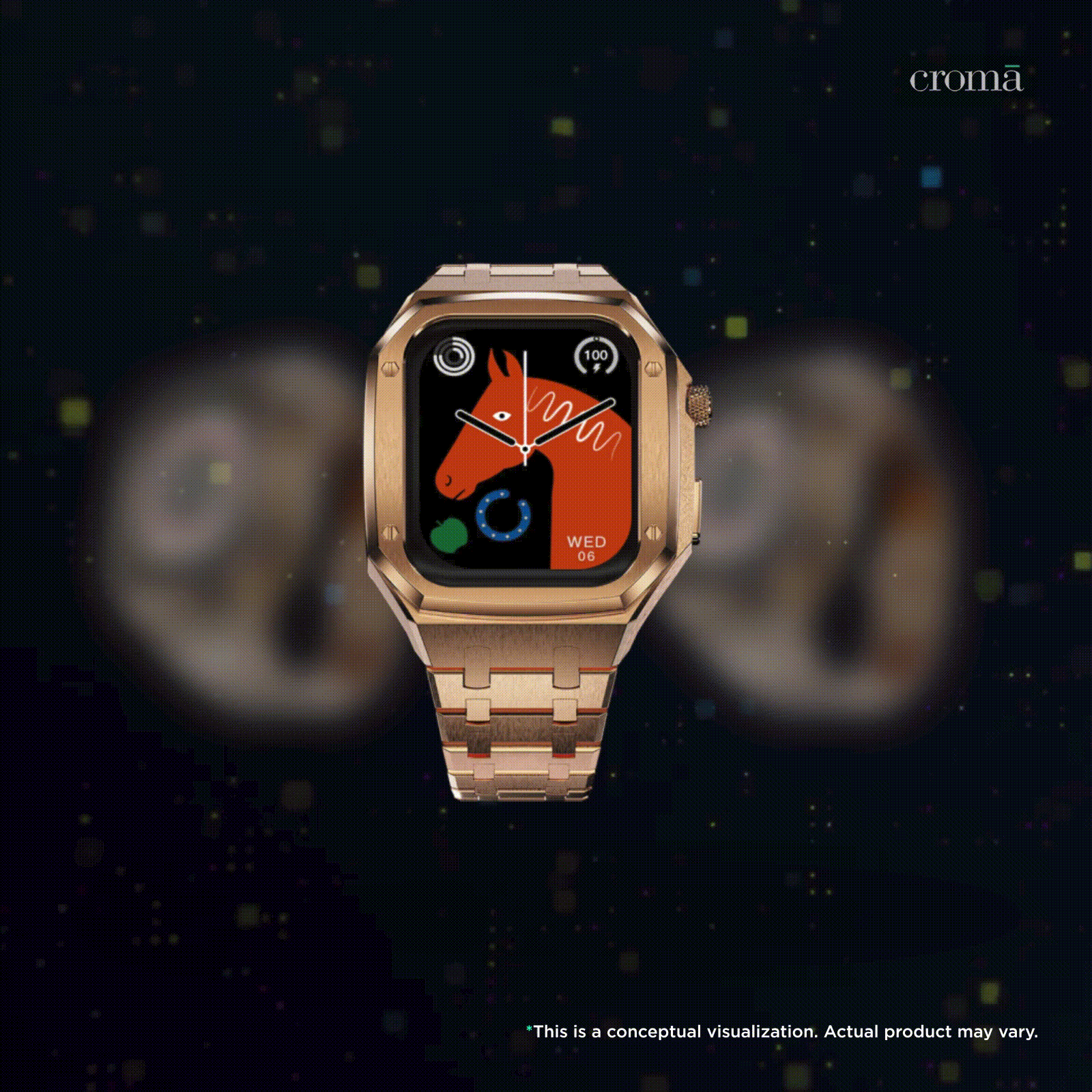 FIRE-BOLTT Elemento Smartwatch with Bluetooth Calling (49.5mm Always On Display, IP68 Water Resistant, Gold Strap) FIRE-BOLTT Elemento Smartwatch with Bluetooth Calling (49.5mm Always On Display, IP68 Water Resistant, Gold Strap)_2