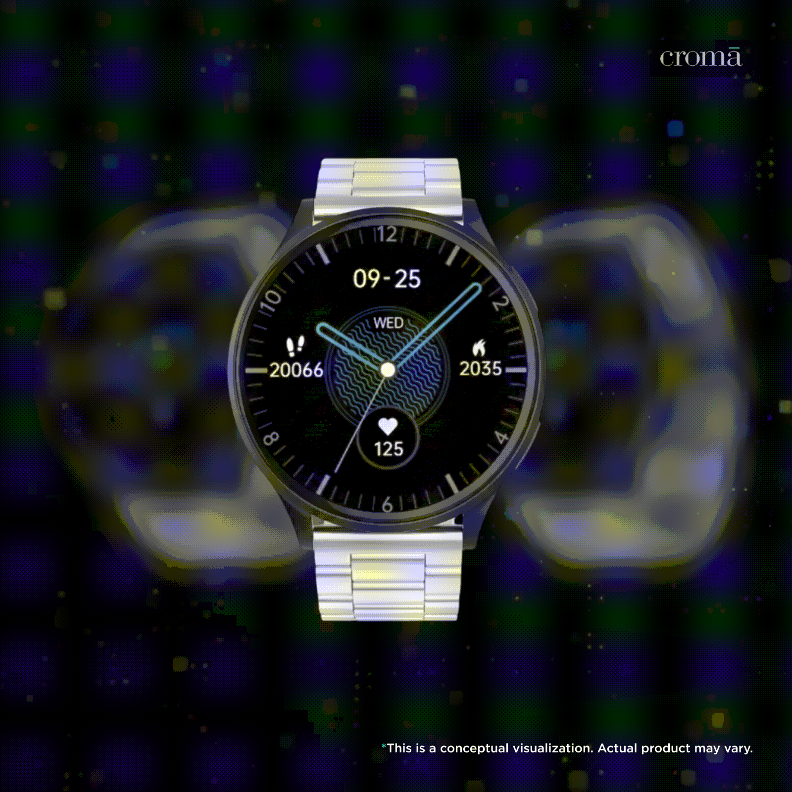 boAt Lunar Prime Smartwatch with Bluetooth Calling (36.8mm AMOLED Display, IP67 Sweat Resistant, Steel Silver Strap) boAt Lunar Prime Smartwatch with Bluetooth Calling (36.8mm AMOLED Display, IP67 Sweat Resistant, Steel Silver Strap)_2