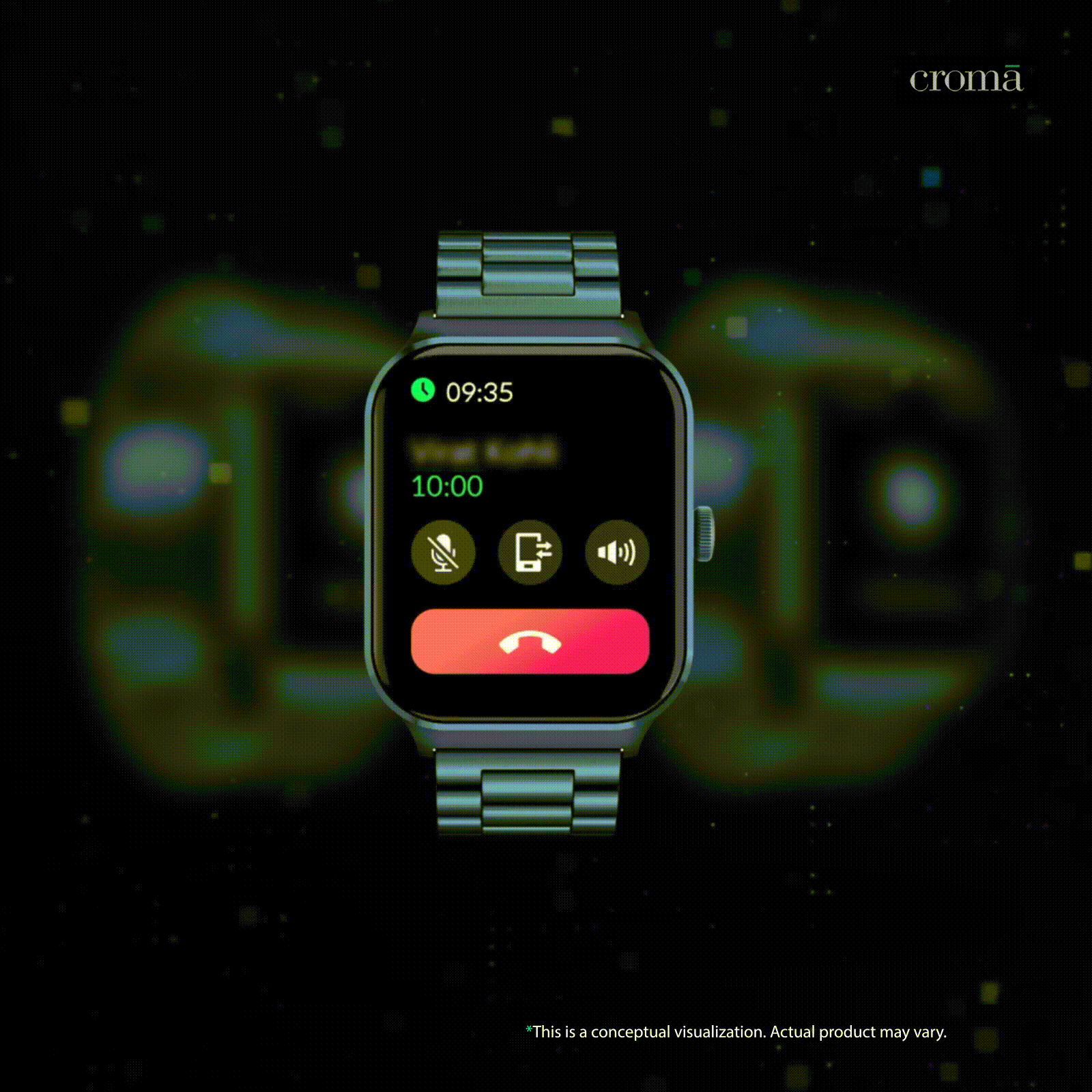 noise Canvas Elite Smartwatch with Bluetooth Calling (49.7mm TFT Display, IP67 Water Resistant, Metal Blue Strap) noise Canvas Elite Smartwatch with Bluetooth Calling (49.7mm TFT Display, IP67 Water Resistant, Metal Blue Strap)_2