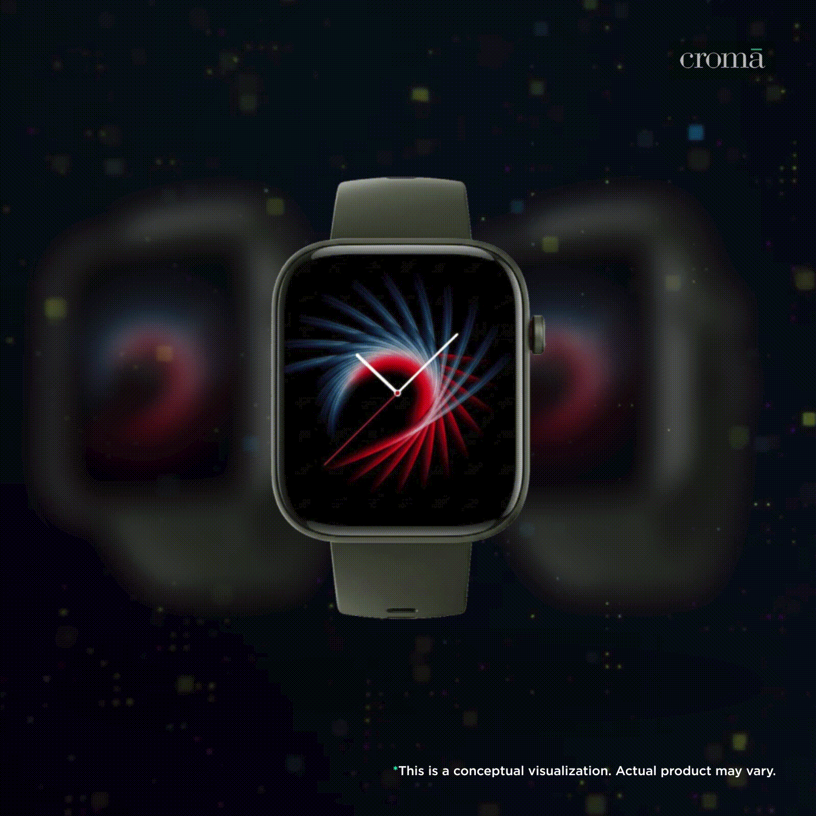 boAt Wave Astra 3 Smartwatch with Bluetooth Calling (46.4mm HD Display, IP67 Water Resistant, Olive Green Strap)_2