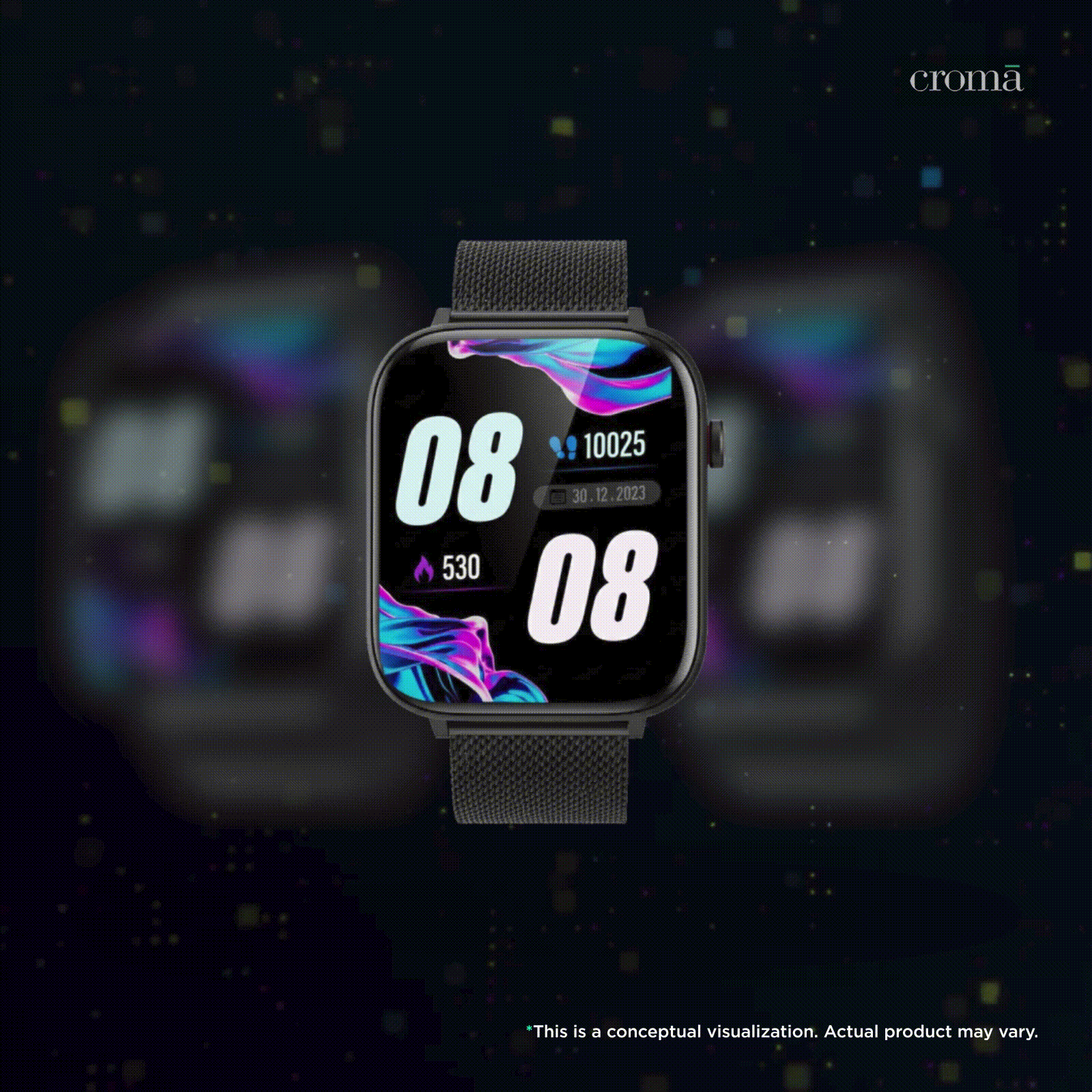 boAt Wave Astra 3 Smartwatch with Bluetooth Calling (46.48mm HD Display, IP67 Water Resistant, Black Metal Strap)_1