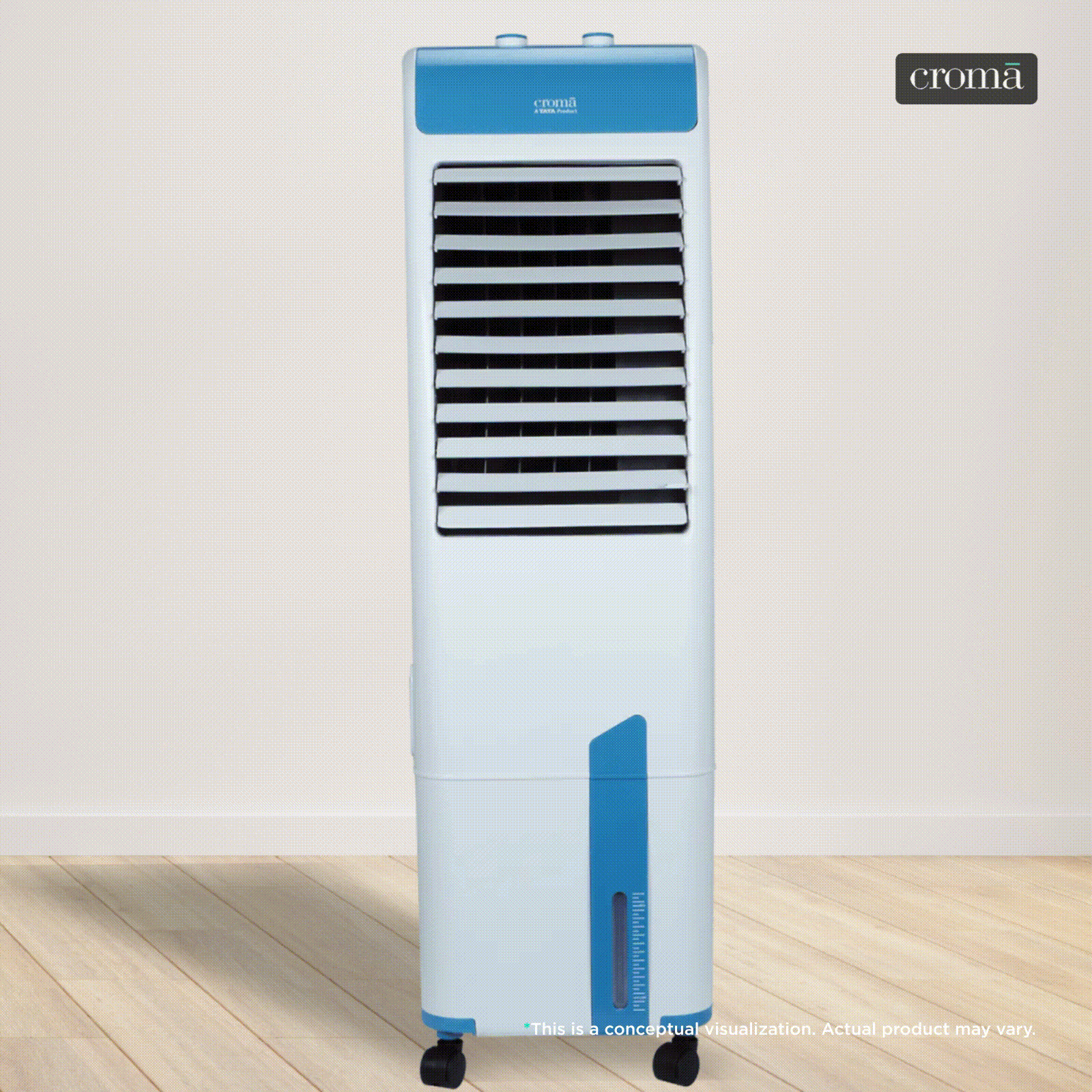 Croma 30 Litres Tower Air Cooler with Evaporative Cooling Technology (With inverter compatibility, White)_1