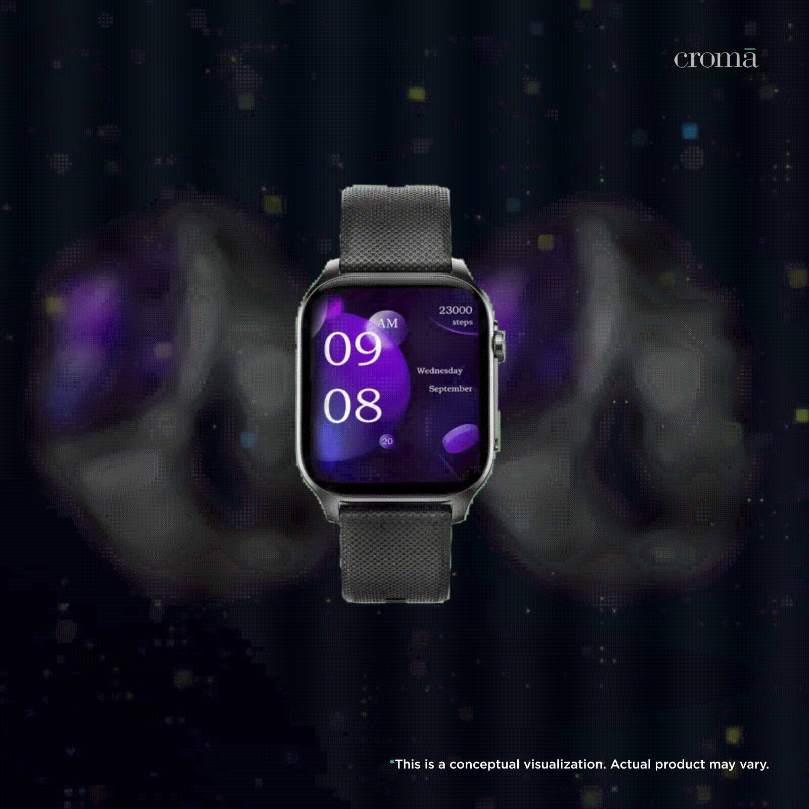 boAt Ultima Ember Smartwatch with Bluetooth Calling (49.7mm AMOLED Display, IP68 Water Resistant, Bold Black Strap)_2