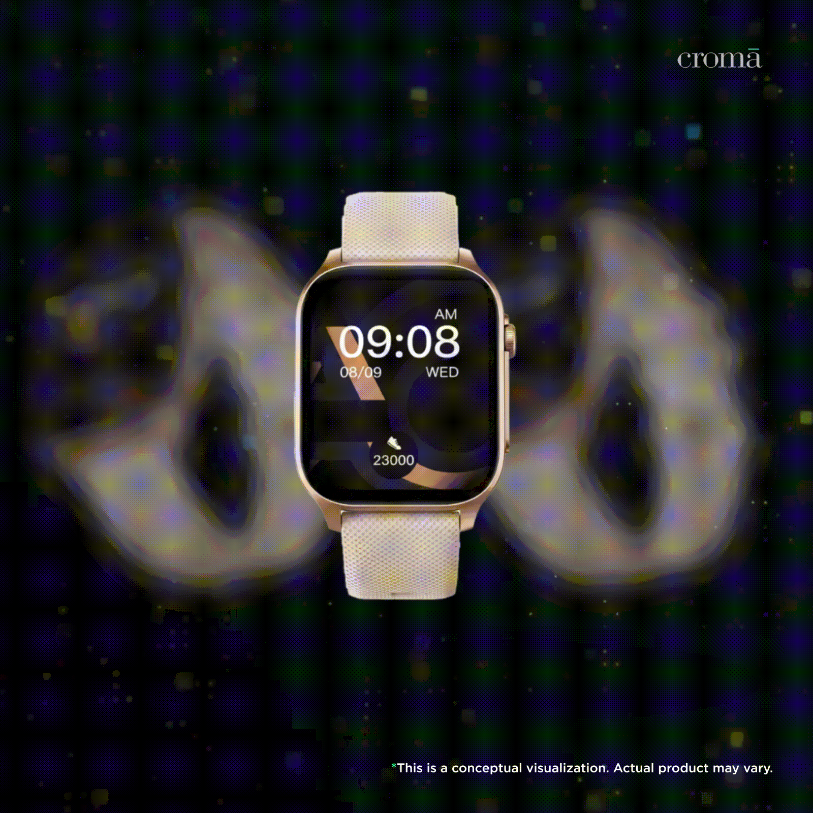 boAt Ultima Ember Smartwatch with Bluetooth Calling (49.7mm AMOLED Display, IP68 Water Resistant, Rose Gold Strap)_2