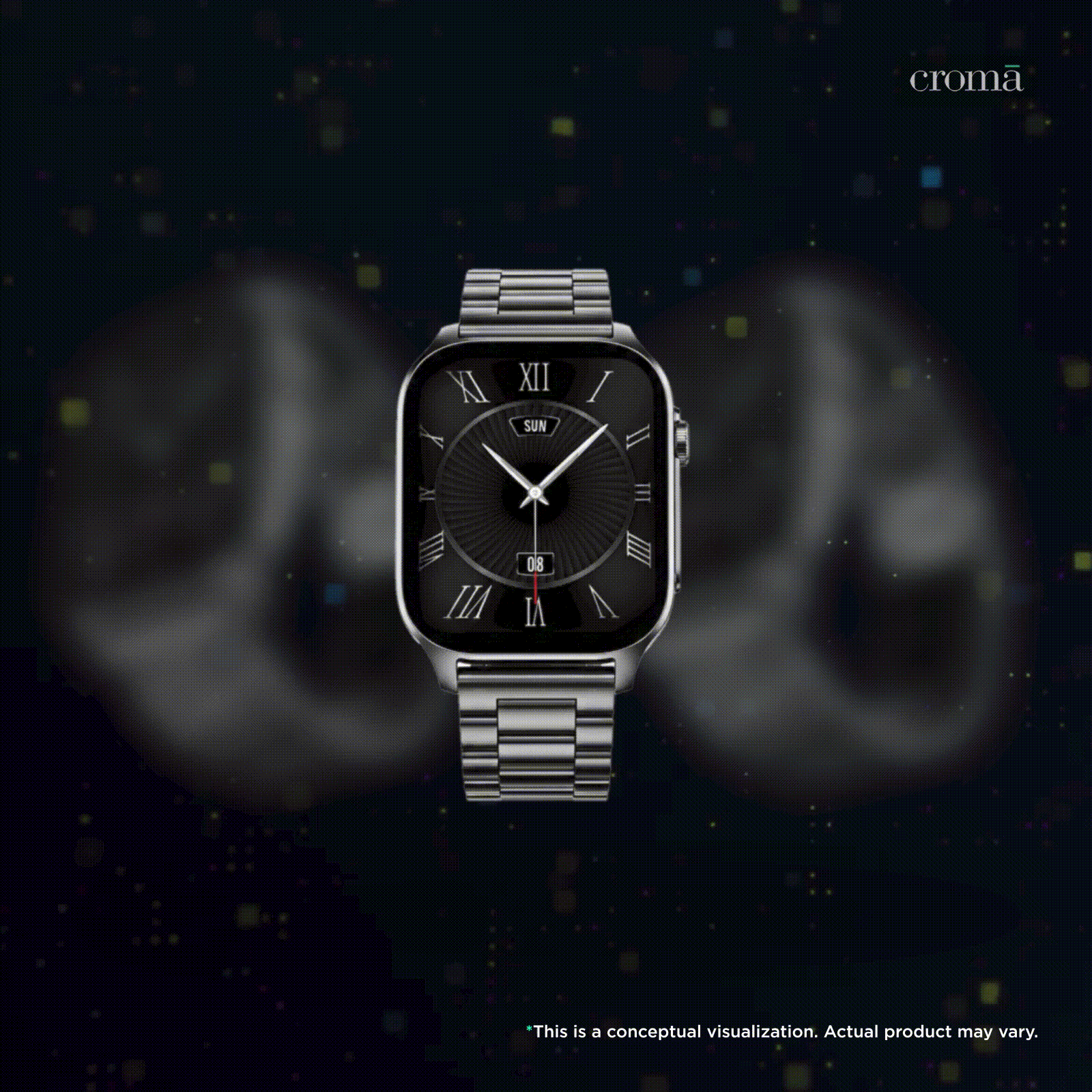 boAt Ultima Ember Smartwatch with Bluetooth Calling (49.7mm AMOLED Display, IP68 Water Resistant, Steel Black Strap)_2