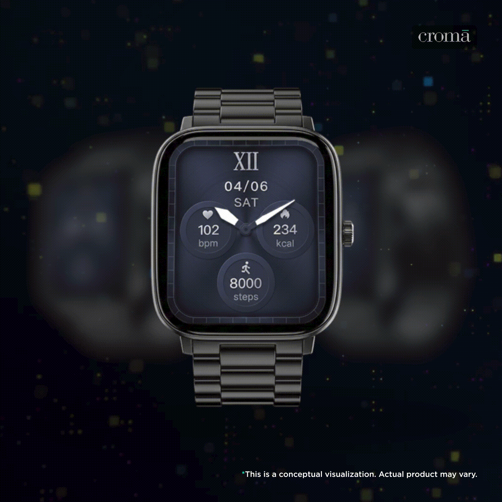 noise ColorFit Pulse 2 Pro Elite Smartwatch with Bluetooth Calling (45.7mm LCD Display, IP67 Water Resistance, Black Strap)_2