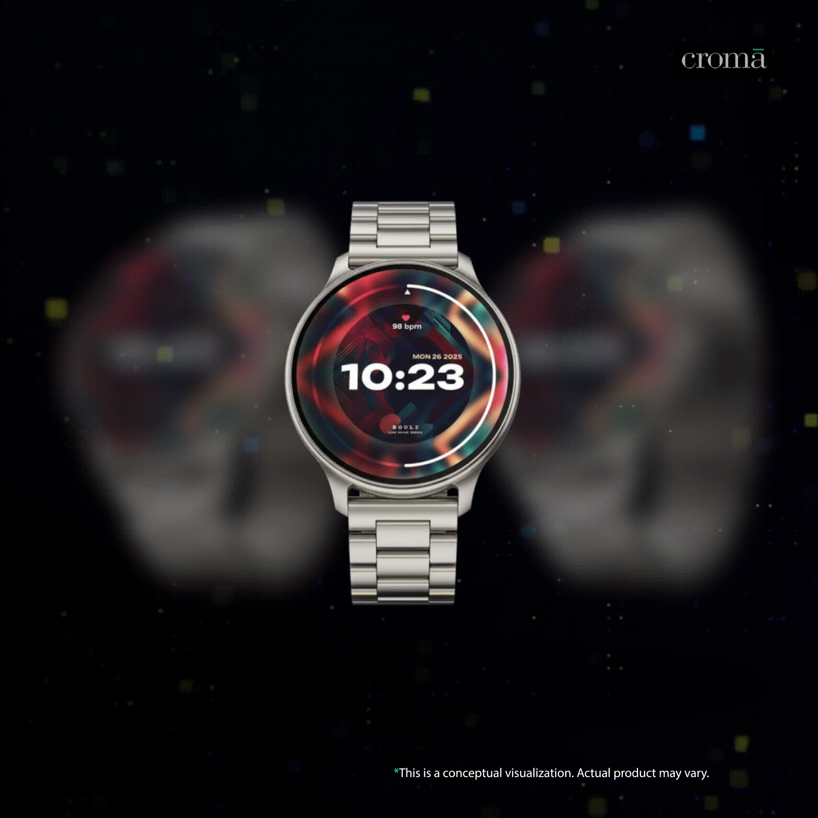 GOBOULT Crown R Pro Bluetooth Calling Android OS Smartwatch (36.3mm Super AMOLED Display, Working Crown, Silver Strap) GOBOULT Crown R Pro Bluetooth Calling Android OS Smartwatch (36.3mm Super AMOLED Display, Working Crown, Silver Strap)_2