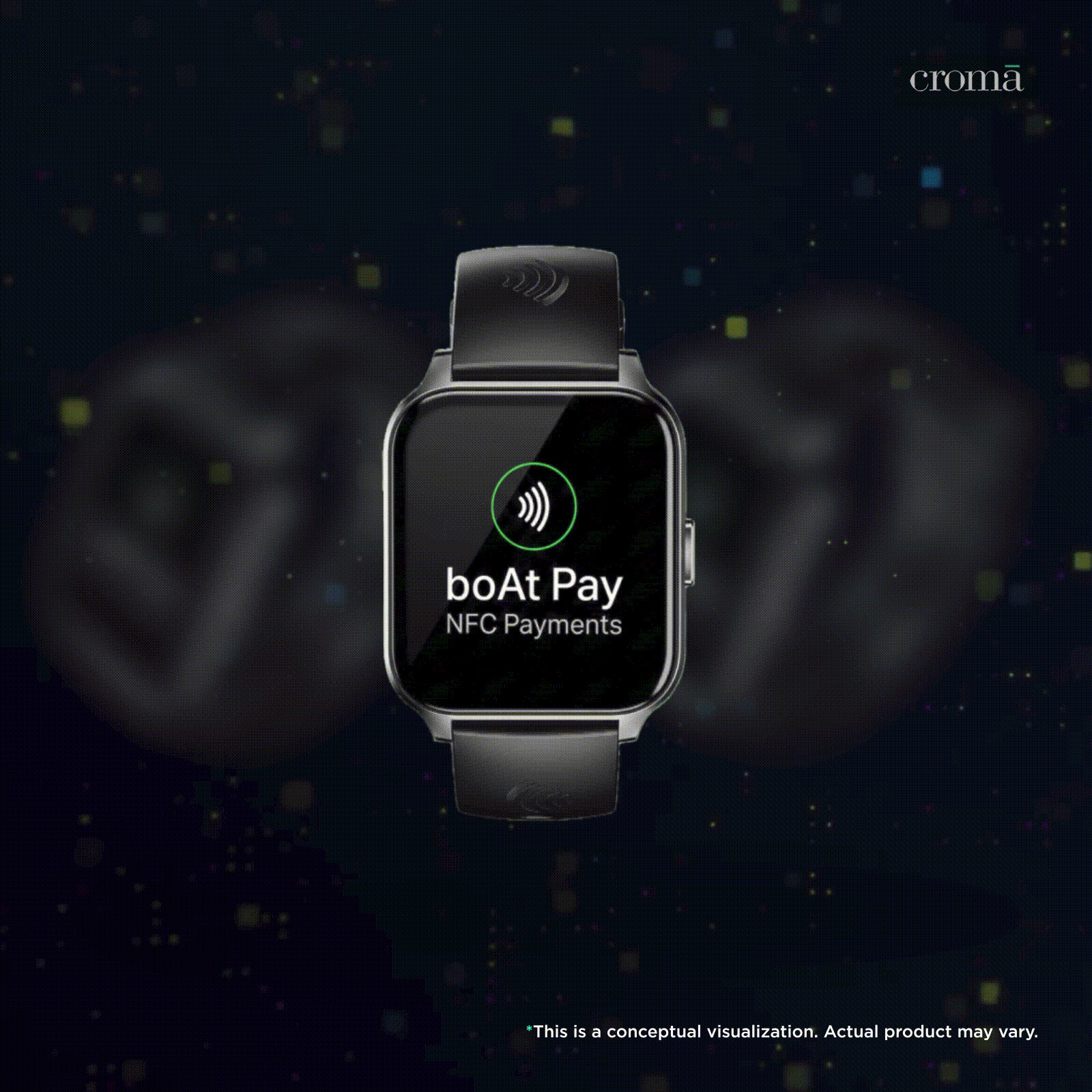 boAt Wave Fortune Smartwatch with Bluetooth Calling (49.7mm HD Display, IP68 Water Resistant, Active Black) boAt Wave Fortune Smartwatch with Bluetooth Calling (49.7mm HD Display, IP68 Water Resistant, Active Black)_2