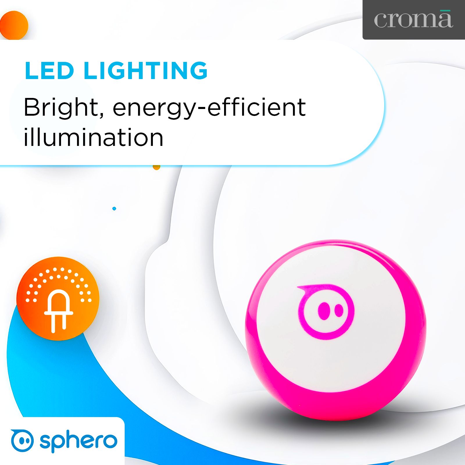 sphero Mini App Controlled Robot Ball (M001PRW, Pink)_5