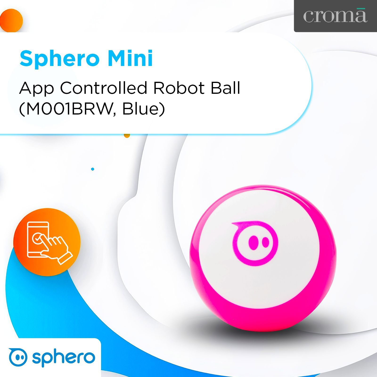 sphero Mini App Controlled Robot Ball (M001PRW, Pink)_2