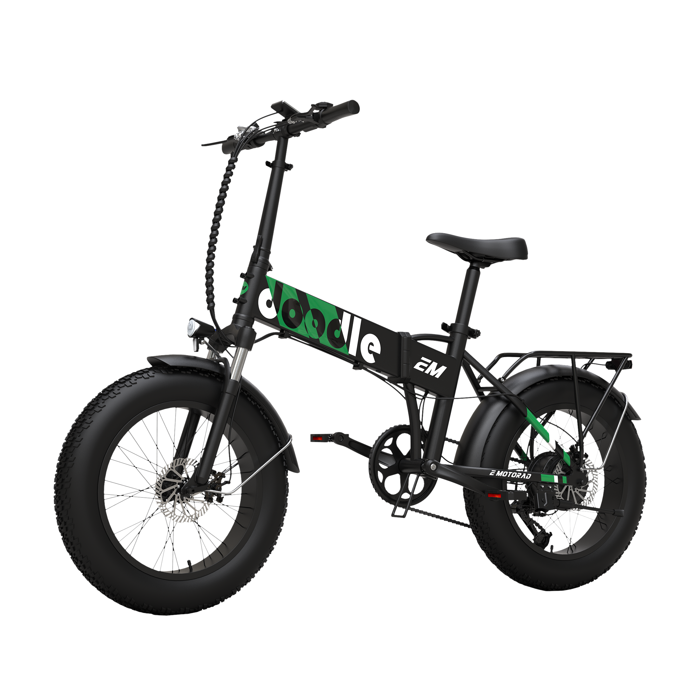 E MOTORAD Doodle 250 Watts Electric Bicycle (DIY Assembly, LPBPVAP3BLK, Black)_5
