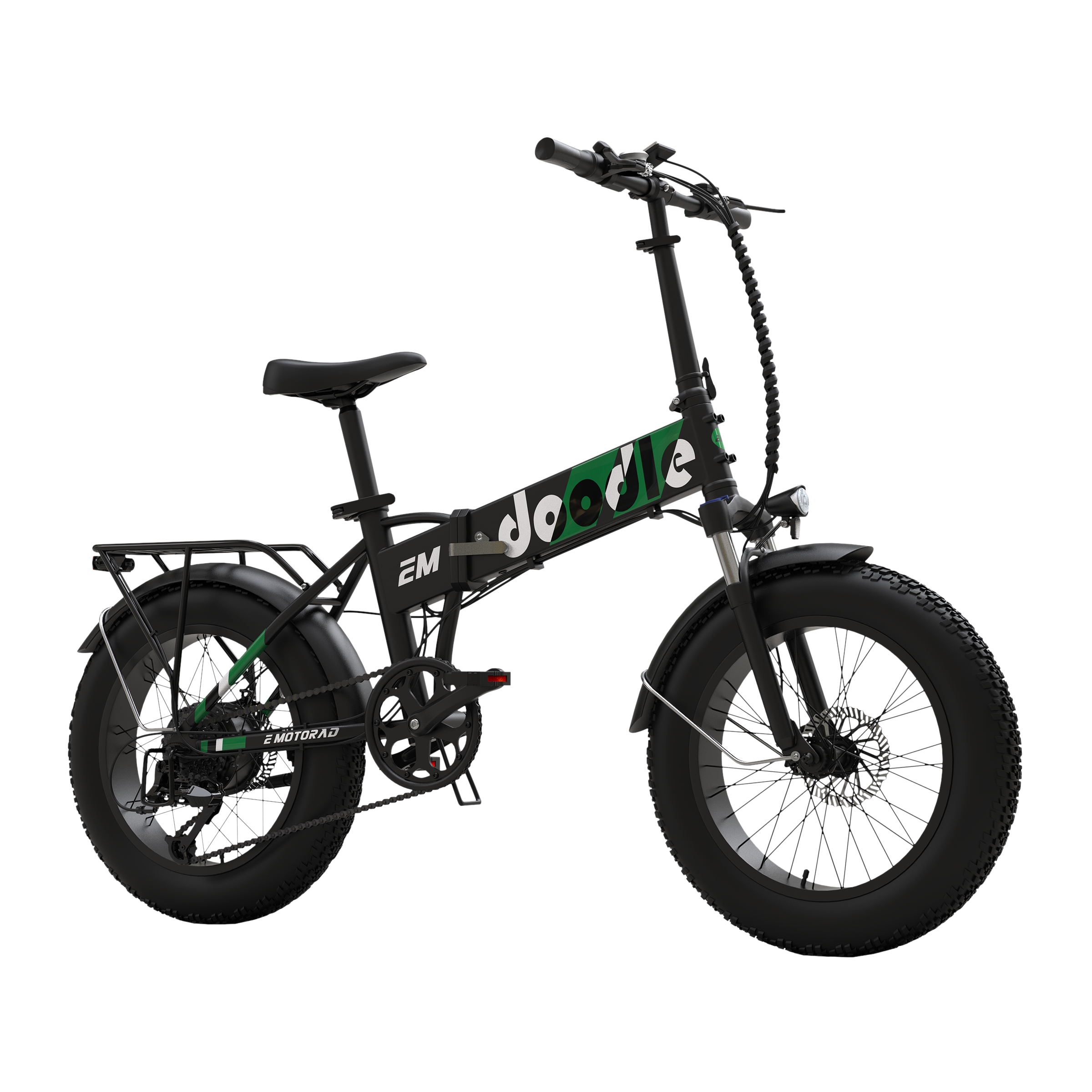 E MOTORAD Doodle 250 Watts Electric Bicycle (DIY Assembly, LPBPVAP3BLK, Black)_4