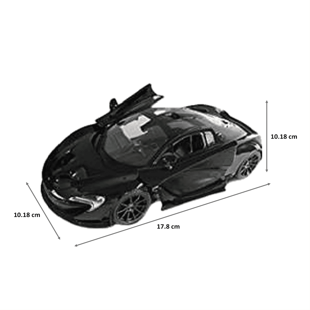 Rastar McLaren P1 1:14 Remote Controlled Car (SW-580, Black)_2