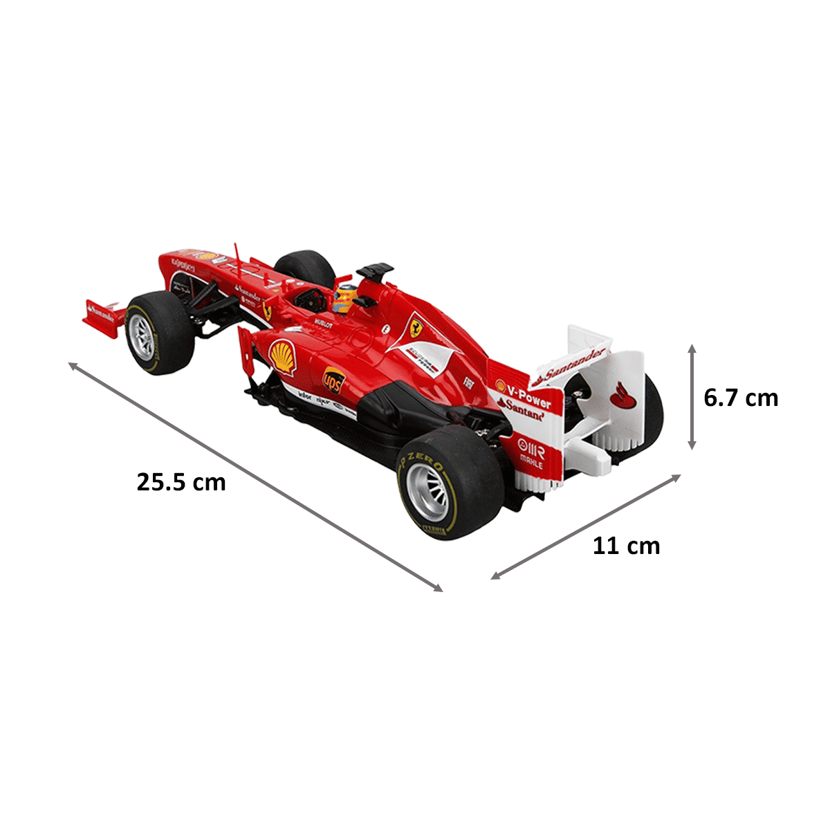 Rastar Ferrari F1 1:18 Remote Controlled Toy Car (SW-364, Red)_2