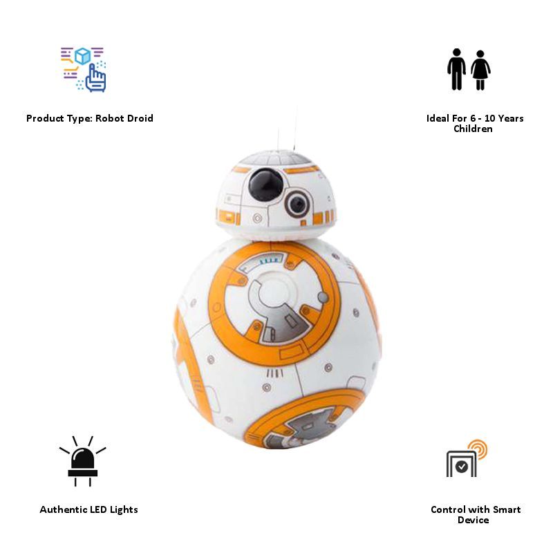 sphero Star Wars BB-8 App Enabled Robot Droid (R001ROW, Multi Color)_4