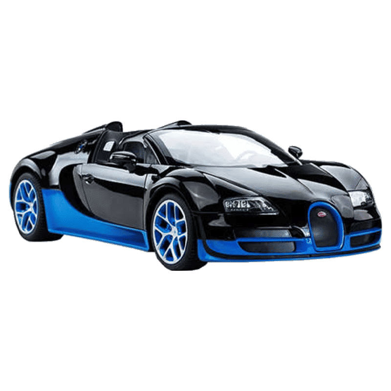 Bugatti Veyron 16.4 Grand Vitesse 1: 14 Remote Controlled Car (Black/Blue)_3