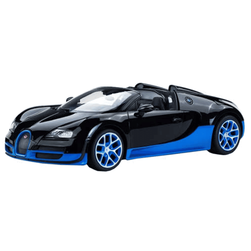 Bugatti Veyron 16.4 Grand Vitesse 1: 14 Remote Controlled Car (Black/Blue)_1