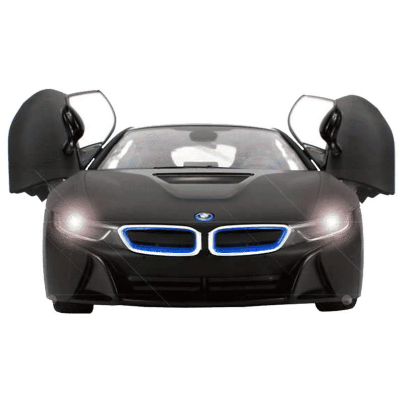BMW i8 1:14 Remote Controlled Car with Open Door (Black)_1