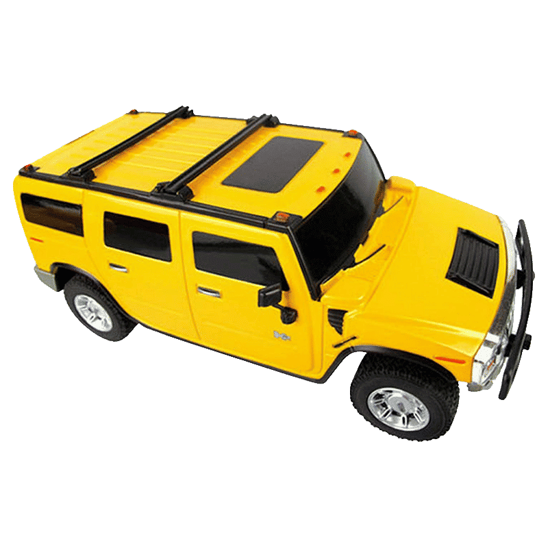 Rastar Hummer H2 SUV 1:27 Remote Controlled Car (Yellow)_7