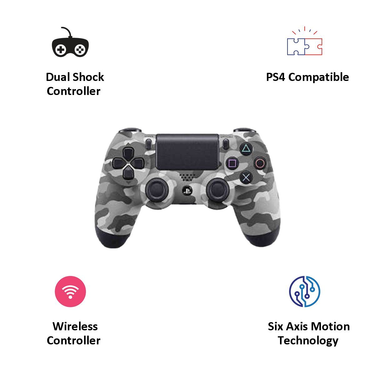 PS4 Dual Shock Controller Camofague_5