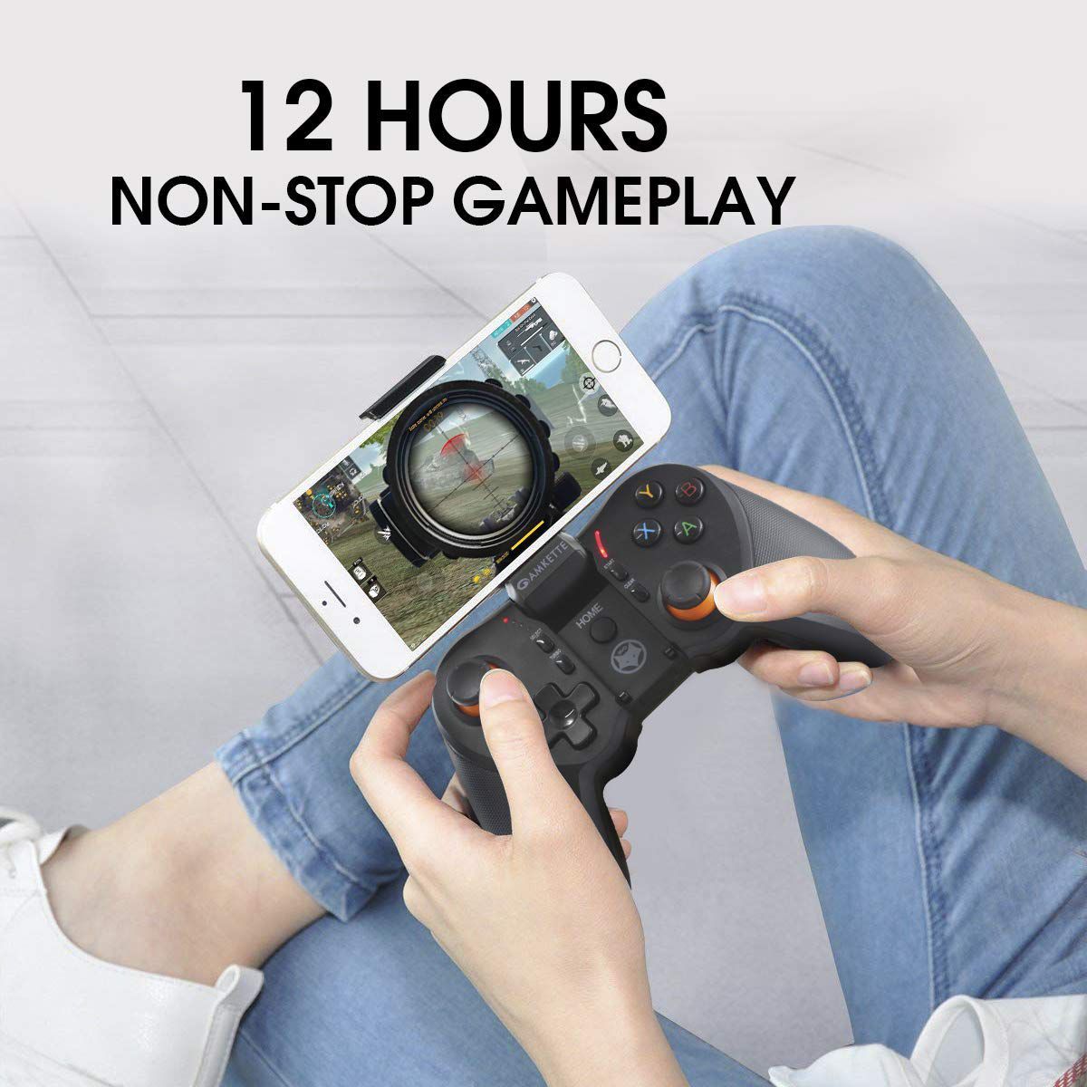 AMKETTE Evo Gamepad Pro 4 Gaming Controller For Android Phones (Instant Play for Android, EGP4 829BK, Black)_7