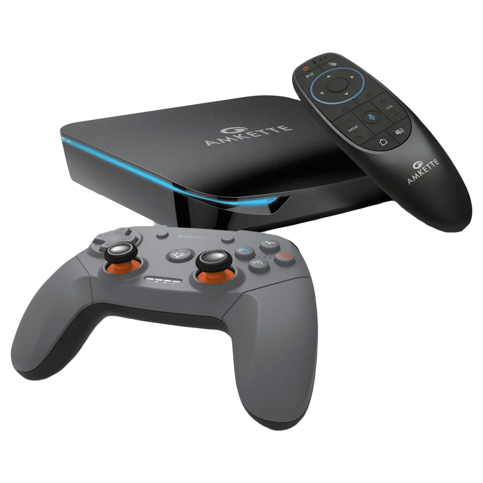 AMKETTE EvoFox 32GB SSD Gaming Console With Asphalt 8, Badland, Beach Buggy Racing, Bomb Hunters, BombSquad, Brick Breaker Pro, Commute, CrossyRoad (Grey) AMKETTE EvoFox 32GB SSD Gaming Console With Asphalt 8, Badland, Beach Buggy Racing, Bomb Hunters, BombSquad, Brick Breaker Pro, Commute, CrossyRoad (Grey)_1