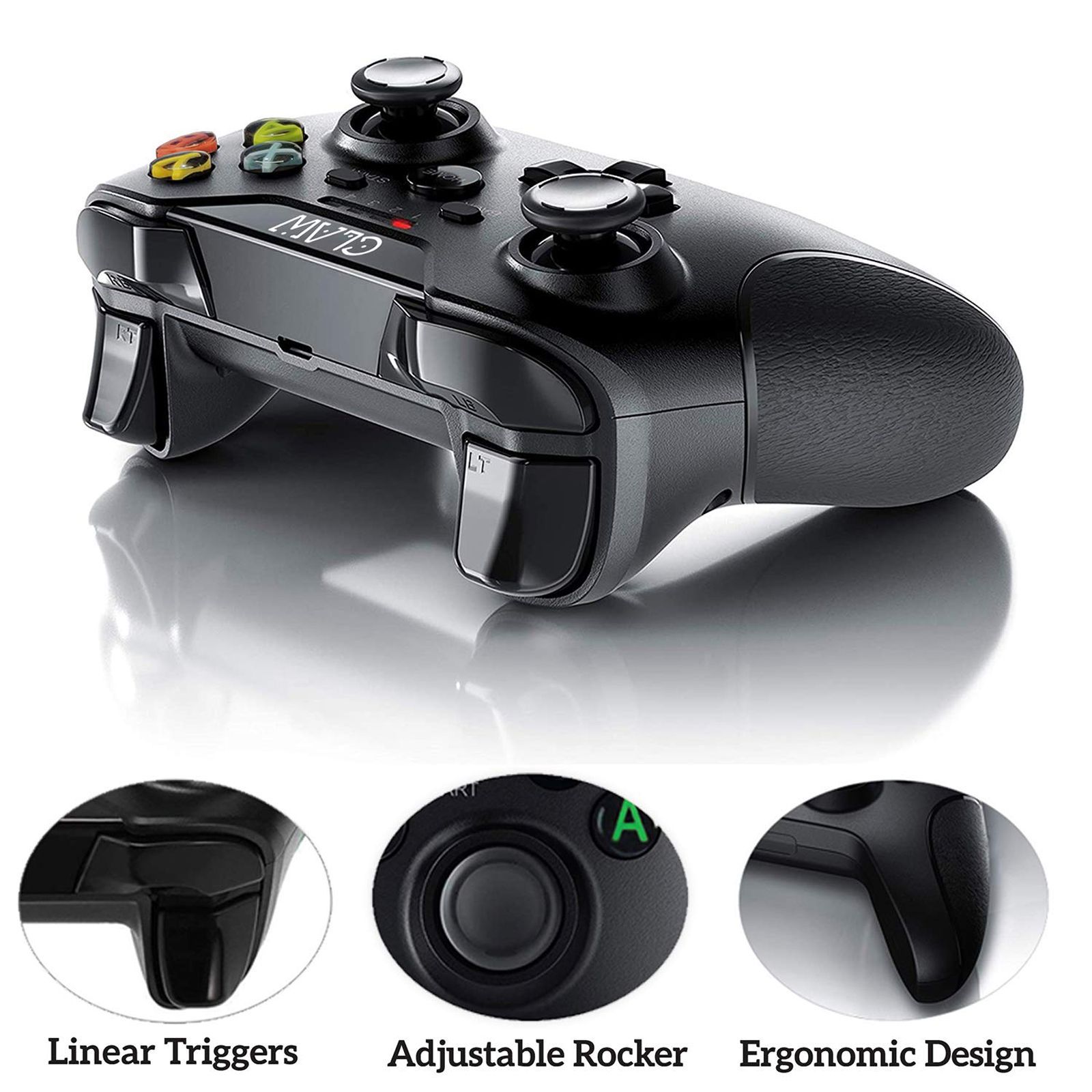 Claw Shoot Mobile Wireless Controller for Windows PC and Laptop (Rubberized Textured Grip, Black) Claw Shoot Mobile Wireless Controller for Windows PC and Laptop (Rubberized Textured Grip, Black)_2