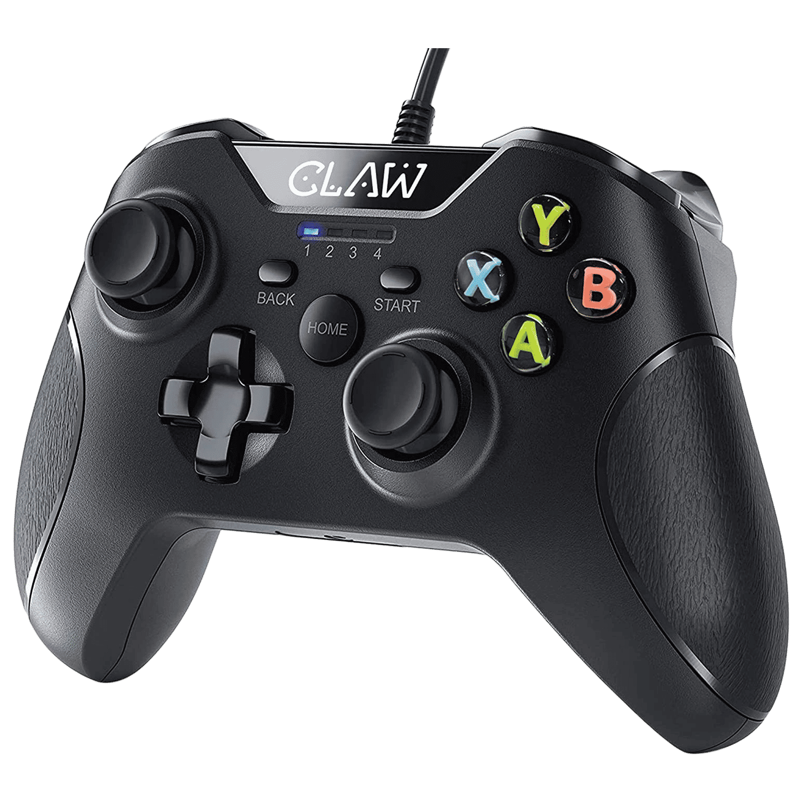Claw Shoot Wired Controller for PC (Rubberized Textured Grip, Black)_2