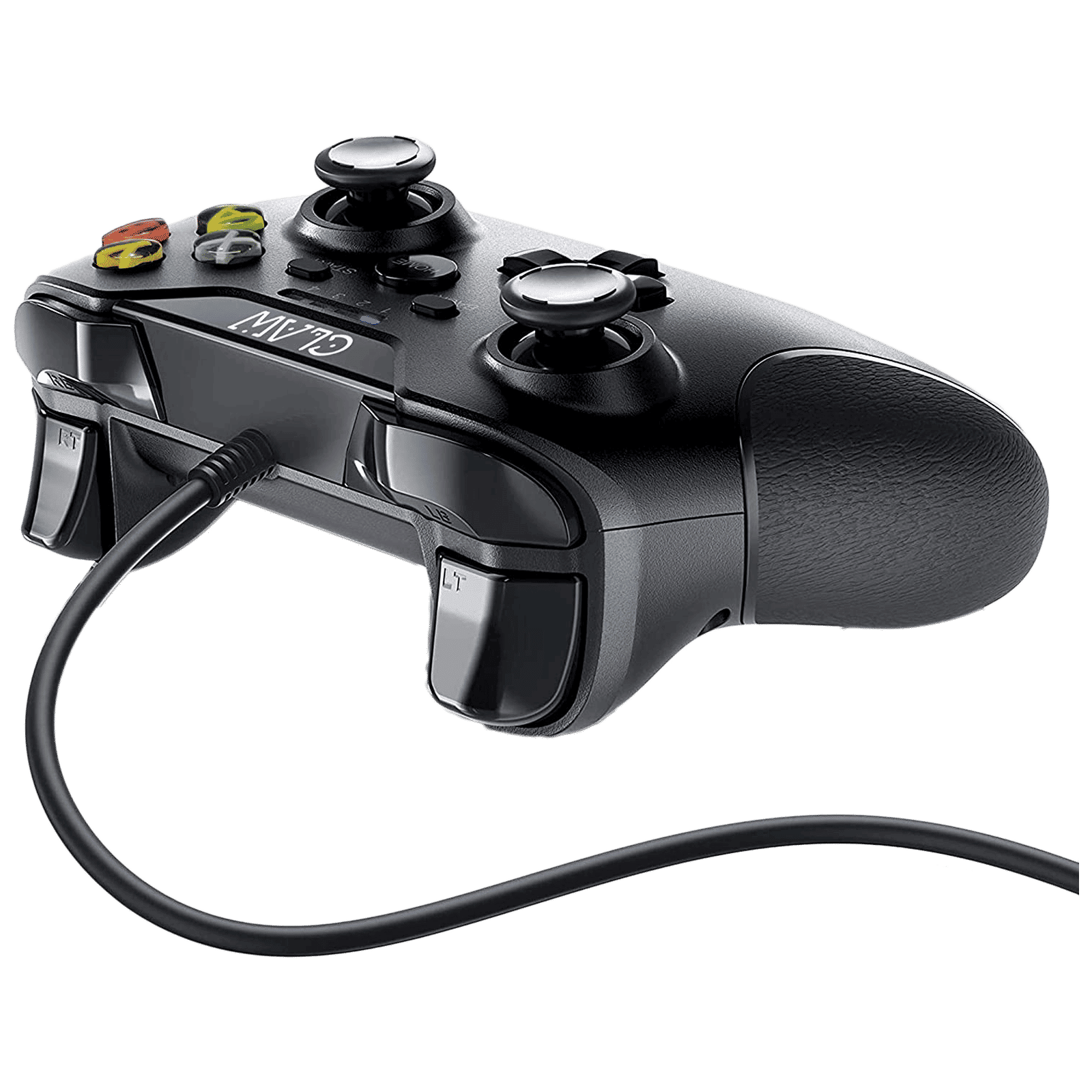 Claw Shoot Wired Controller for PC (Rubberized Textured Grip, Black)_3