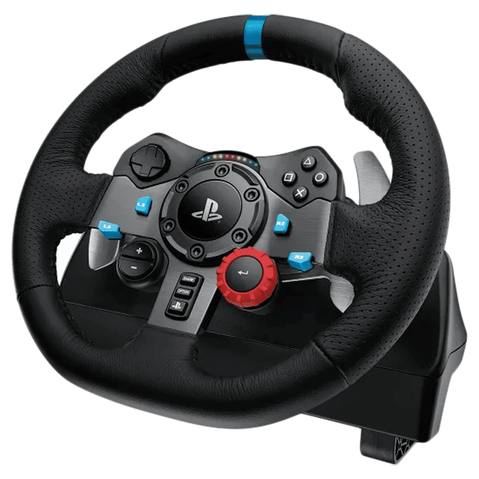 logitech G29 Driving Force Wired Controller for Playstation 4, Playstation 5, Windows, Mac (Touchpad, 941-000143, Black)_3