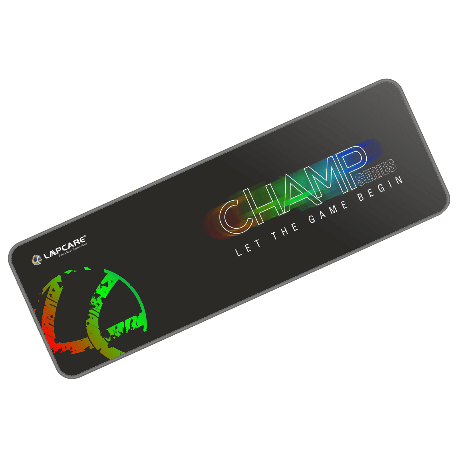 LAPCARE LMP-501 Gaming Mouse Pad (Anti Skid Rubber Base, LOMPCH8037, Black)_1