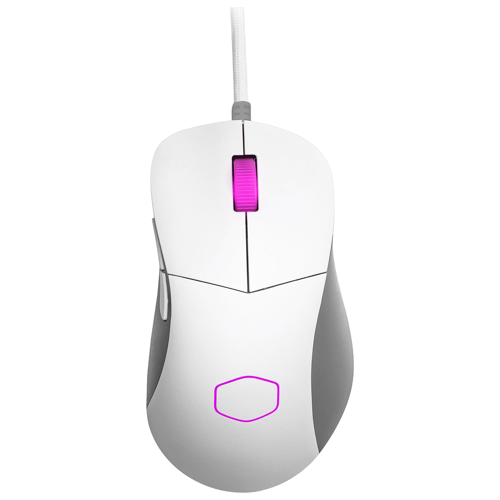 Cooler Master MM730 Wired Gaming Mouse (16,000 DPI, Gold Plated Cable, White)_1