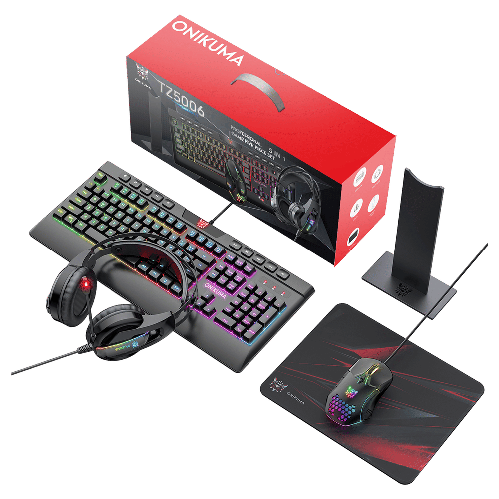 85% OFF Onikuma Gaming 5-in-1 Combo - Now ₹1494 (Was ₹9990)