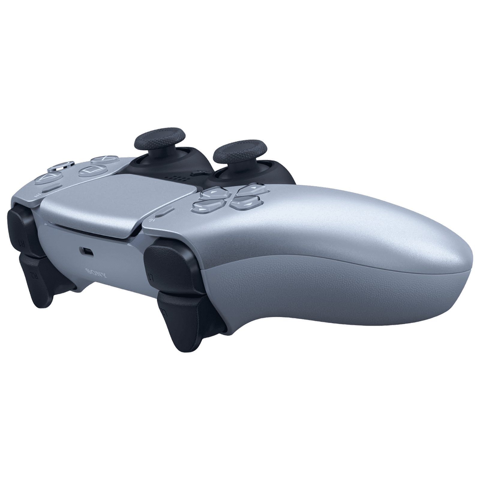 SONY DualSense Wireless Controller for Playstation 5 (Highly Immersive Gaming Experience, CFI-ZCT1W08X, Silver)_2