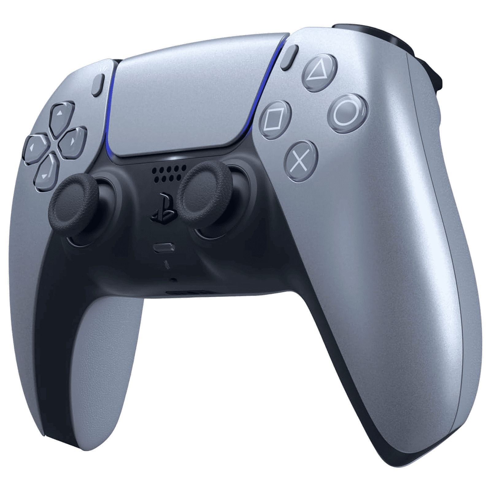 SONY DualSense Wireless Controller for Playstation 5 (Highly Immersive Gaming Experience, CFI-ZCT1W08X, Silver)_3