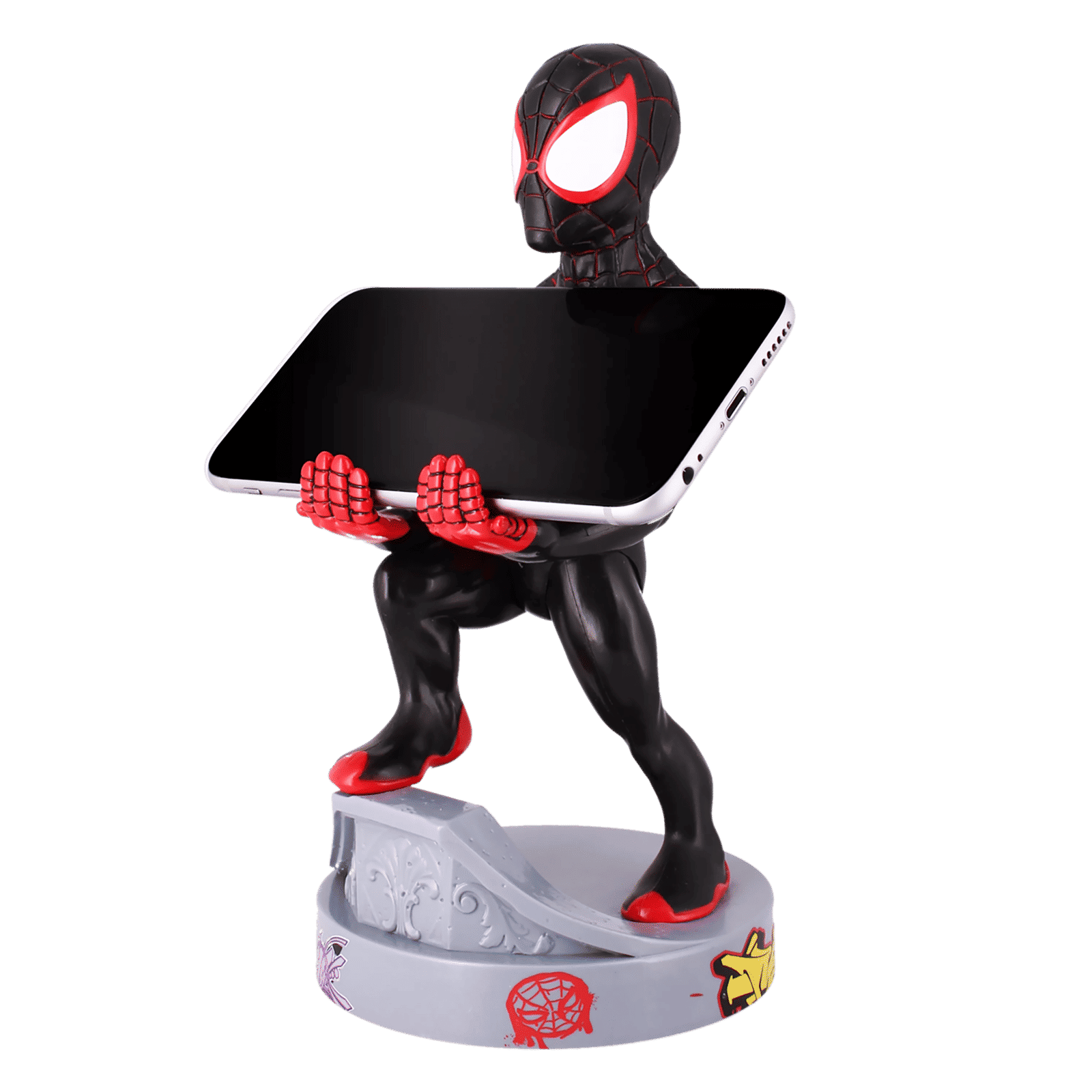 Cable Guys Miles Morales Gaming Accessory For Gaming Controllers and Mobile Phones (PC00002991, Black) Cable Guys Miles Morales Gaming Accessory For Gaming Controllers and Mobile Phones (PC00002991, Black)_4